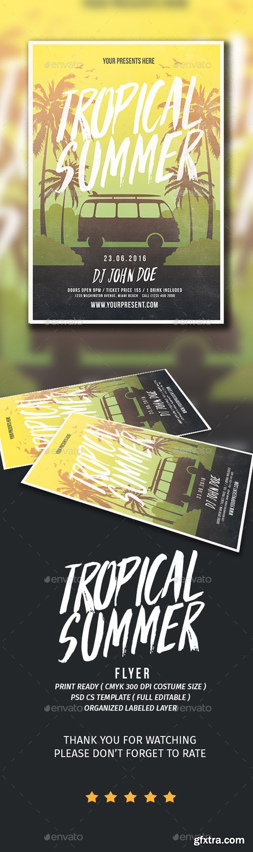 GR - Tropical Summer Flyer 16767308 GR - Tropical Summer Flyer 16767308