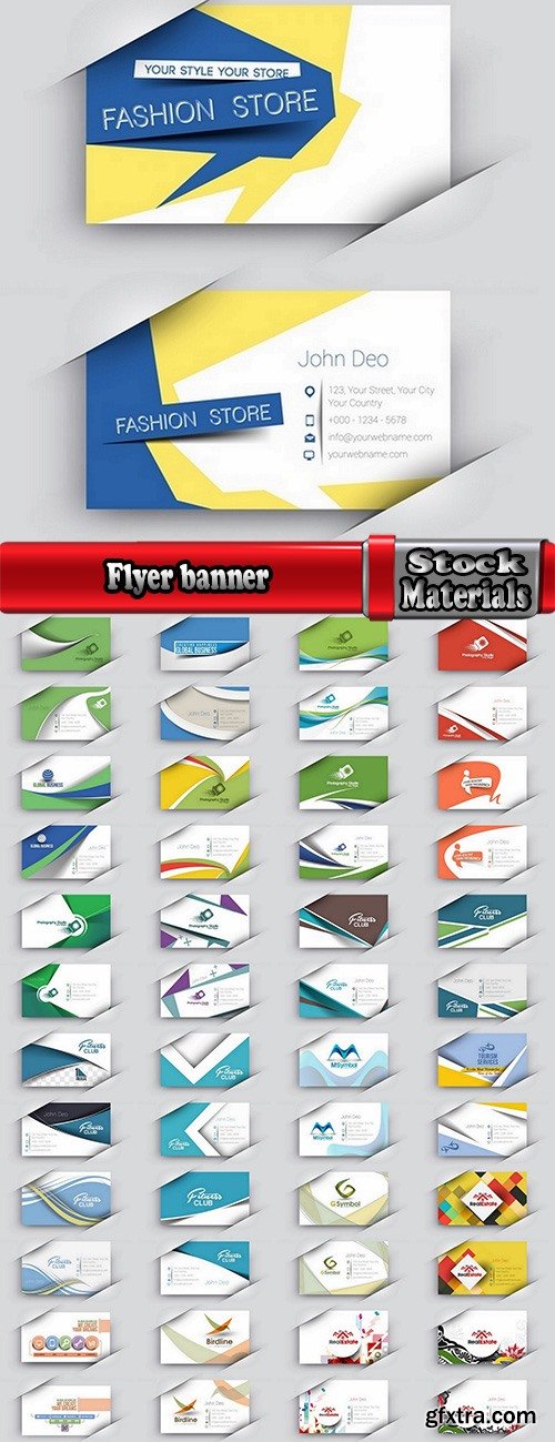 Flyer banner advertising poster signboard invitation card business card business card 25 EPS