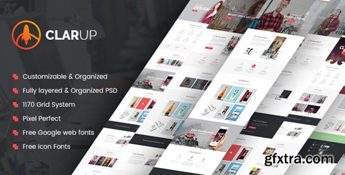 ThemeForest - ClarUp | Creative Business PSD Template 20169399 ThemeForest - ClarUp | Creative Business PSD Template 20169399