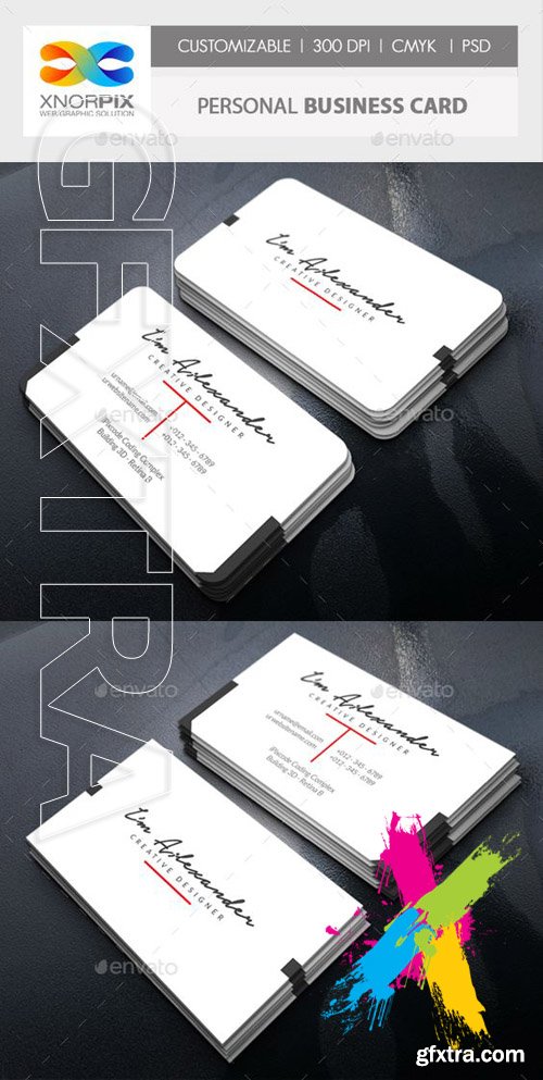 GraphicRiver - Personal Business Card 20370380