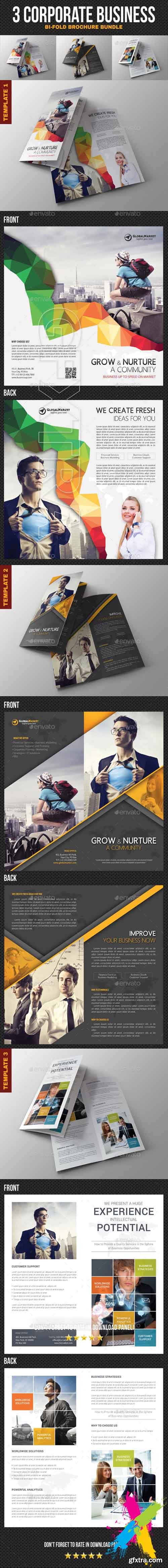 GraphicRiver - 3 Corporate Business Brochure Bundle 20384934