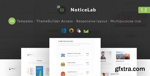 ThemeForest - NoticeLab v1.2 - Email Notification Templates - 11206331