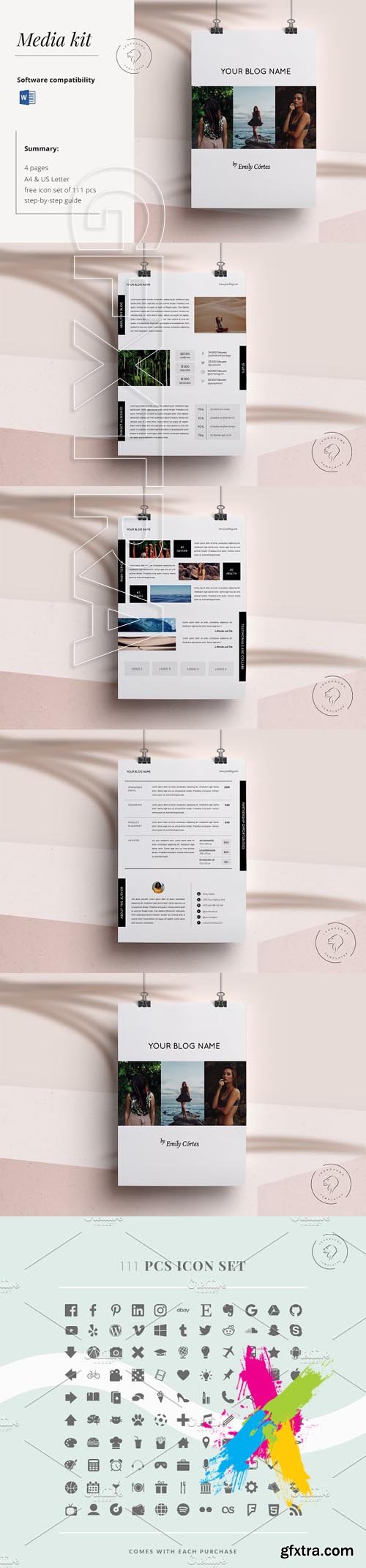 CM - Media Kit Template 4 Pages 1705464