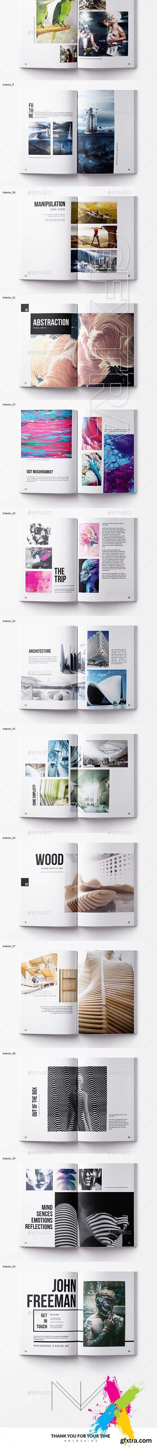 GraphicRiver - Modern Minimal Portfolio - A4 and US Letter - 50 pgs 20309765