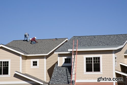 Roof covering repair solar battery on the roof vintage building wooden flooring 25 HQ Jpeg