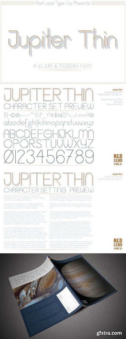 CM - Jupiter Thin Sans Serif Font 1644231