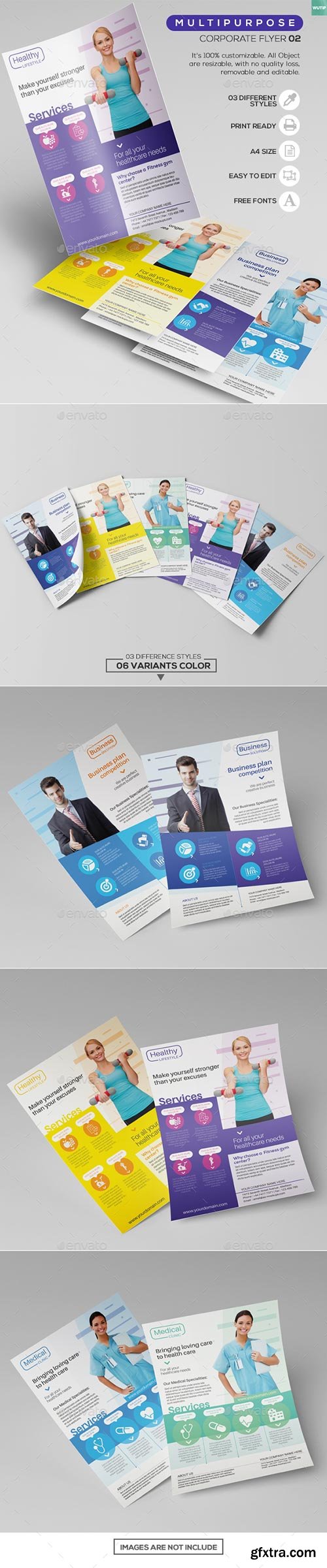 Graphicriver - Multipurpose Corporate - Flyer Template 02 13308650