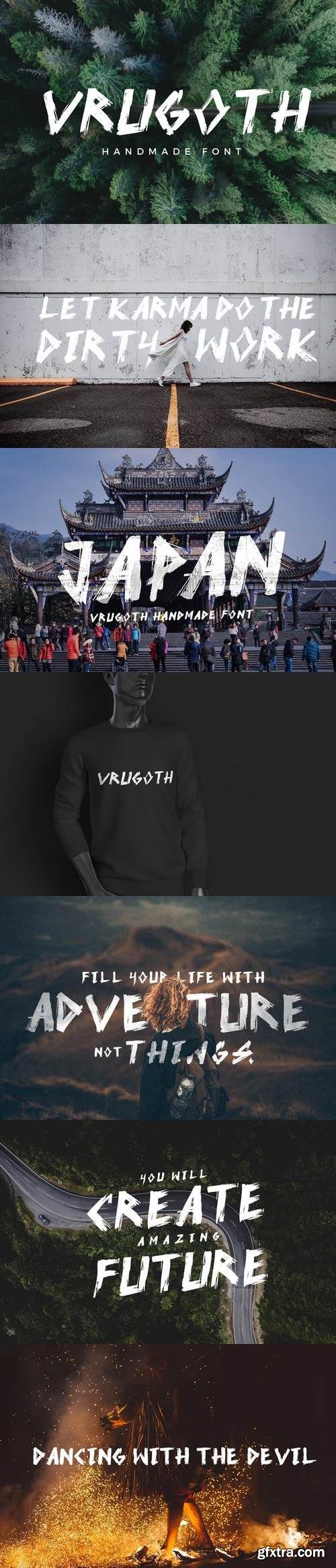 Vrugoth - Handmade Font