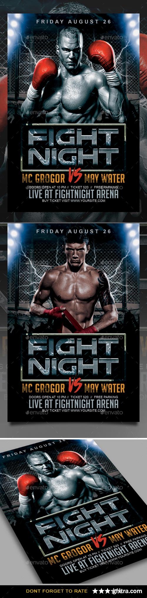 GR - Fight Night Flyer 20351632 GR - Fight Night Flyer 20351632
