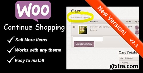CodeCanyon - WooCommerce Continue Shopping Link v3.1 - 6380456