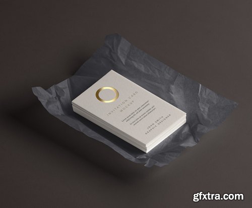 Psd Invitation Card Mockup Psd Invitation Card Mockup