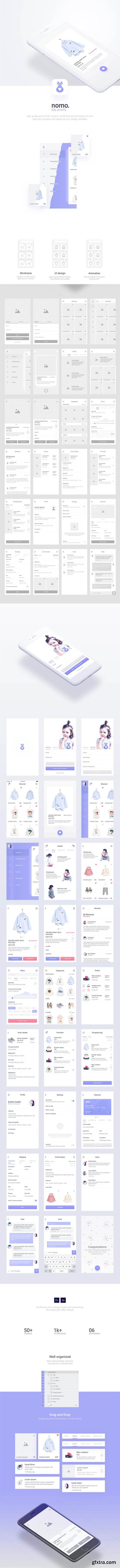 Nomo Mobile UI Kit