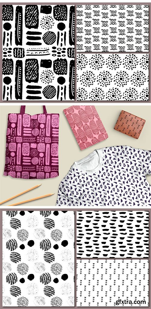 CM - 12 Abstract Hand Drawn Patterns 1696759 CM - 12 Abstract Hand Drawn Patterns 1696759