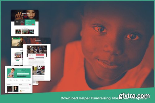 Helper Fundraising, NonProfit, Template Helper Fundraising, NonProfit, Template