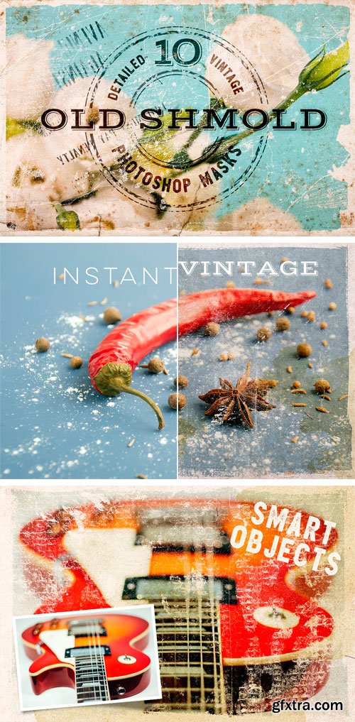 CM - Old Shmold Vintage Photoshop Masks 1695896