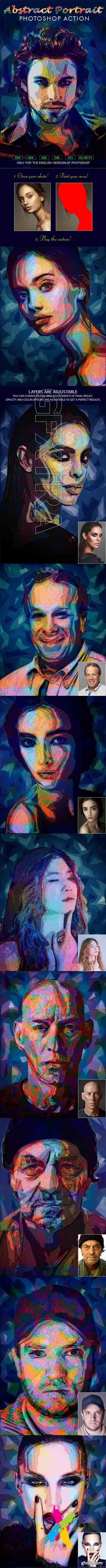 GraphicRiver - Abstract Portrait Photoshop Action 20362867