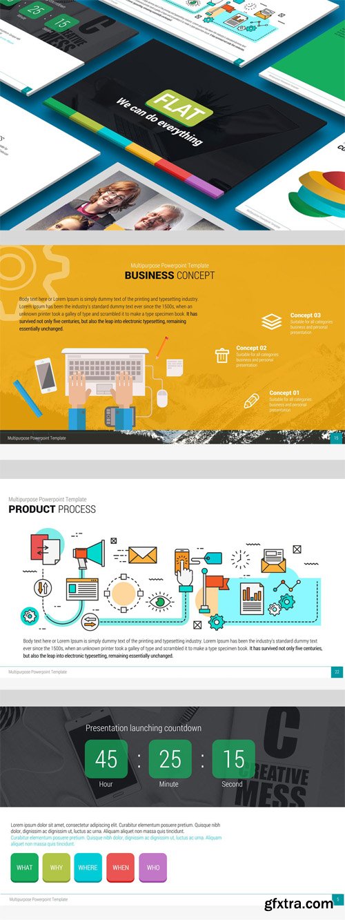 Flat Powerpoint Flat Powerpoint