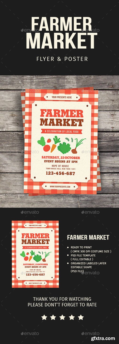 GR - Farmer Market Event Flyer 20455571 GR - Farmer Market Event Flyer 20455571