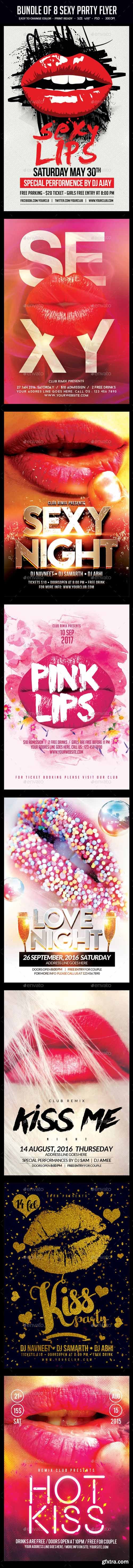 GR - Bundle of 8 Sexy Party Flyers 20454396 GR - Bundle of 8 Sexy Party Flyers 20454396