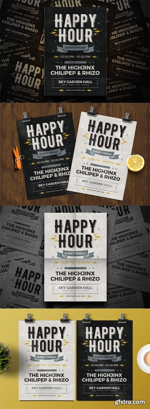 Happy Hour Flyer