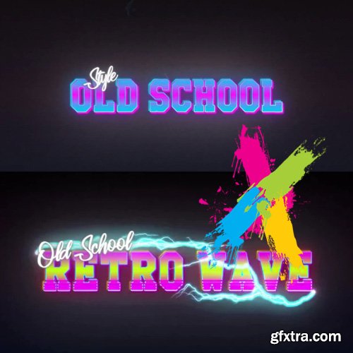 Retro Wave Intro - Old School - After Effects