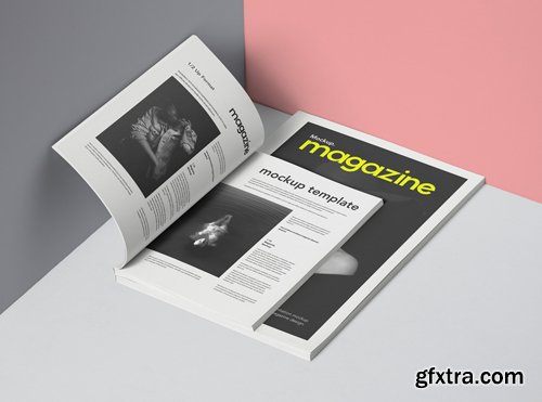 Psd Magazine Mockup 2 Sizes Psd Magazine Mockup 2 Sizes