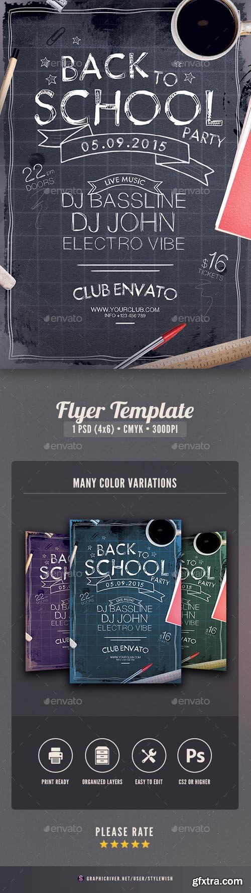 GR - Back to School Party Flyer 12321599 GR - Back to School Party Flyer 12321599