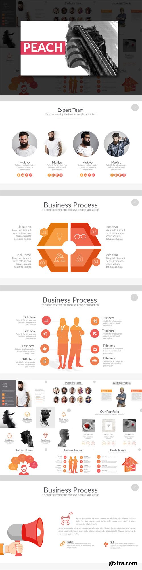 Peach Corporate Powerpoint