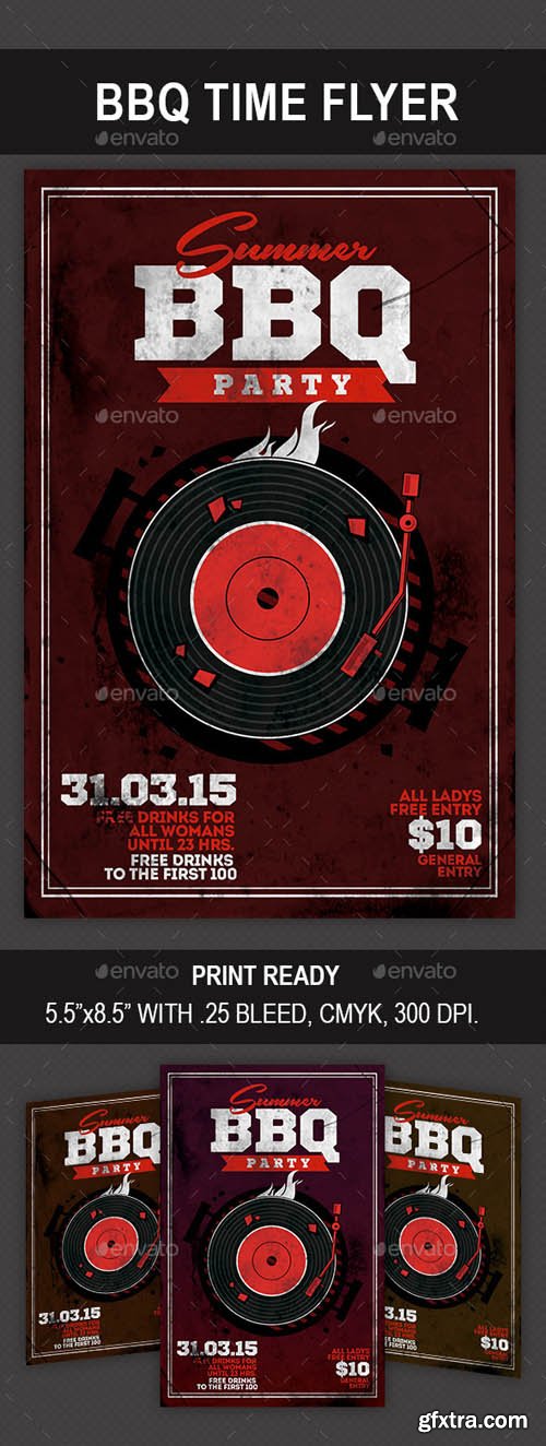 GR - BBQ Time Flyer 9420465 GR - BBQ Time Flyer 9420465