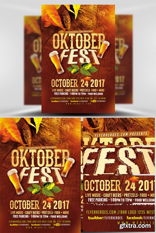 OktoberFest Flyer Template 2017 OktoberFest Flyer Template 2017