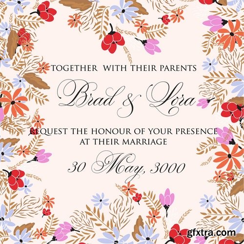 Banner picture card flyer poster invitation card 25 EPS