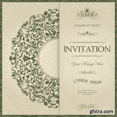 Banner picture card flyer poster invitation card 25 EPS