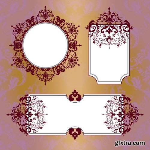 Banner picture card flyer poster invitation card 25 EPS