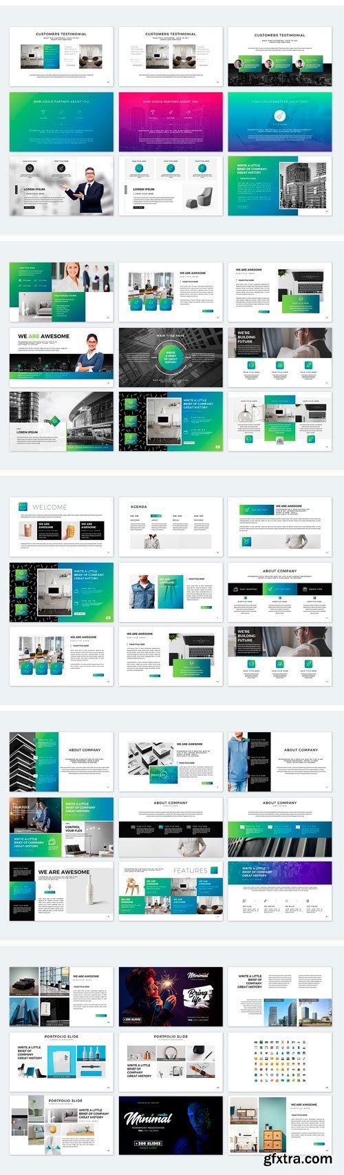 CM - Creative Minimal Powerpoint Template 1741257