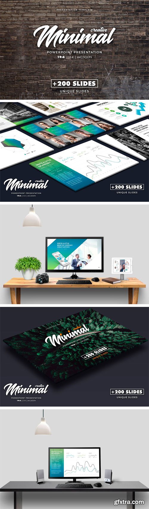 CM - Creative Minimal Powerpoint Template 1741257