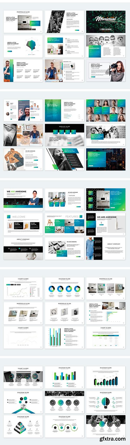 CM - Creative Minimal Powerpoint Template 1741257