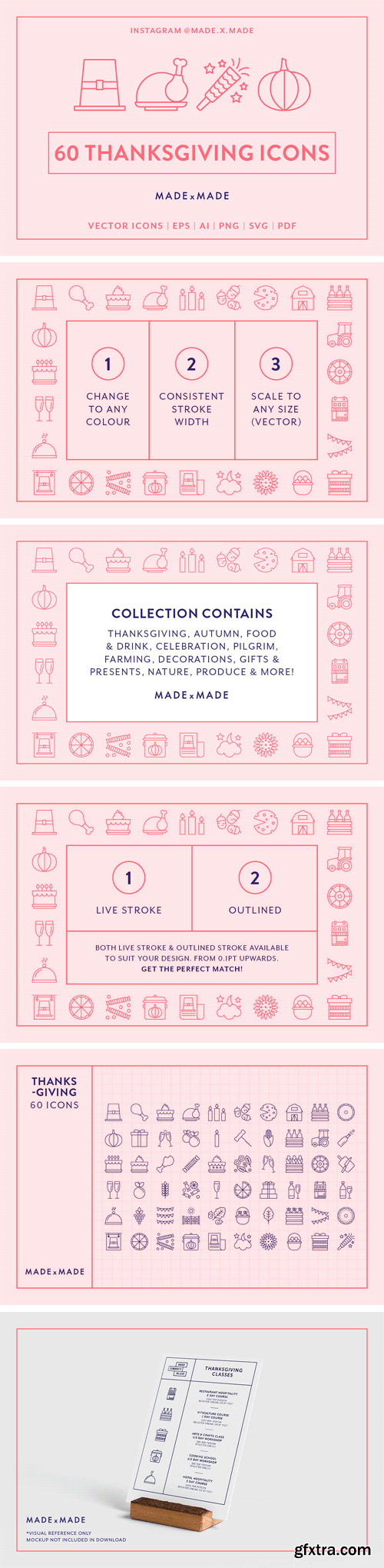 CM - Line Icons &ndash; Thanksgiving 1726662