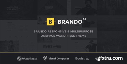 ThemeForest - Brando v1.3.1 - Responsive and Multipurpose OnePage WordPress Theme - 17672485