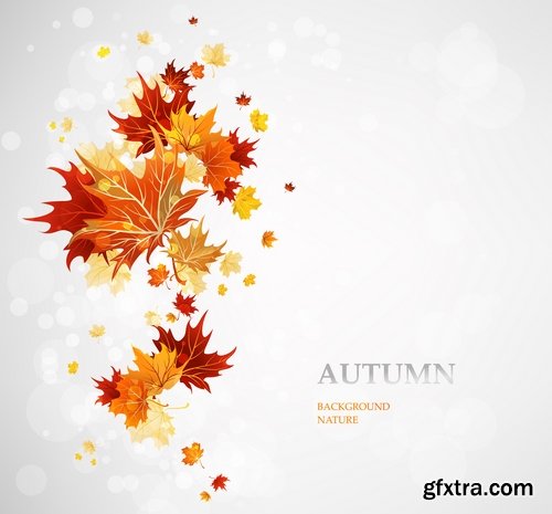 Autumn Leaf Tree Backgrounds - Poster, Flyer, Banner #2, 25xEPS Autumn Leaf Tree Backgrounds - Poster, Flyer, Banner #2, 25xEPS