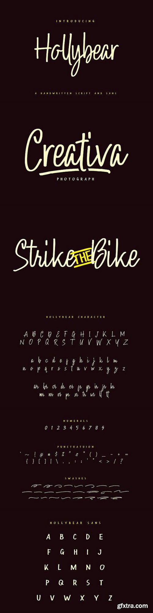 CM - Hollybear Script Fonts 1710848