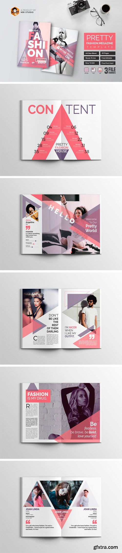 CM - PRETTY Fashion Magazine Template 1757371