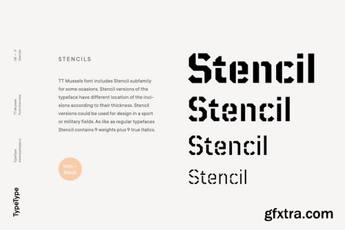 TT Mussels Font Family $119