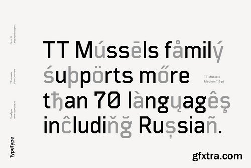 TT Mussels Font Family $119
