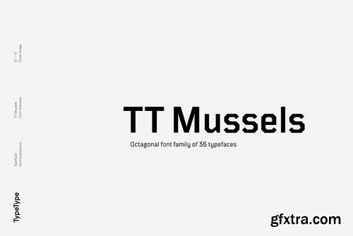 TT Mussels Font Family $119
