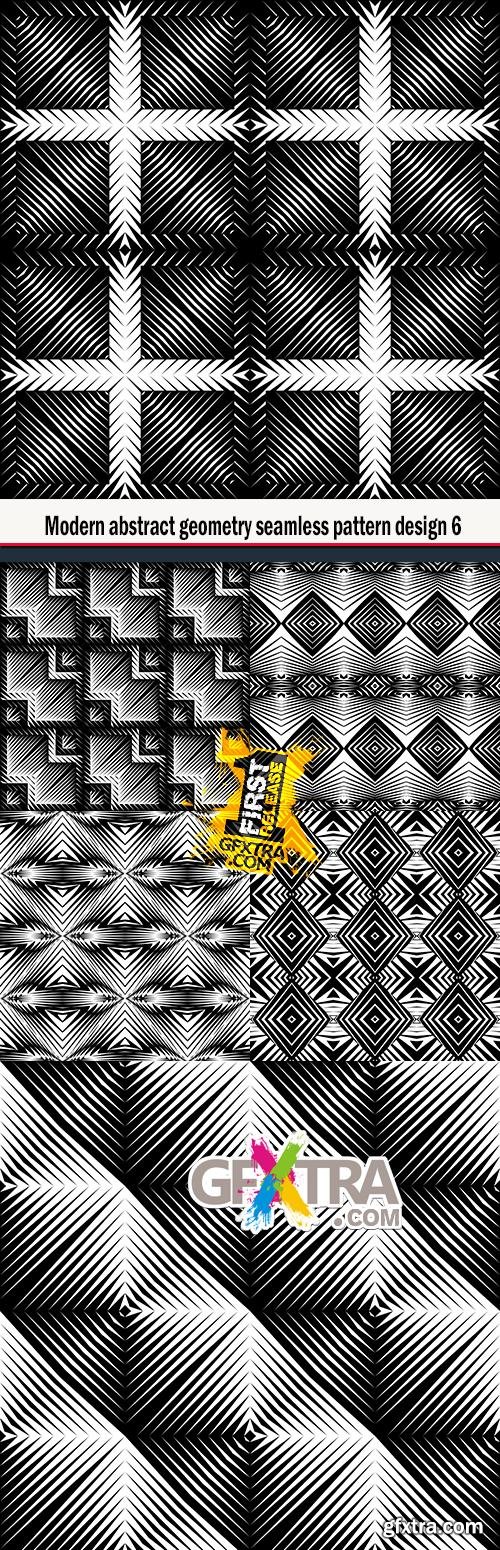 Modern abstract geometry seamless pattern design 6