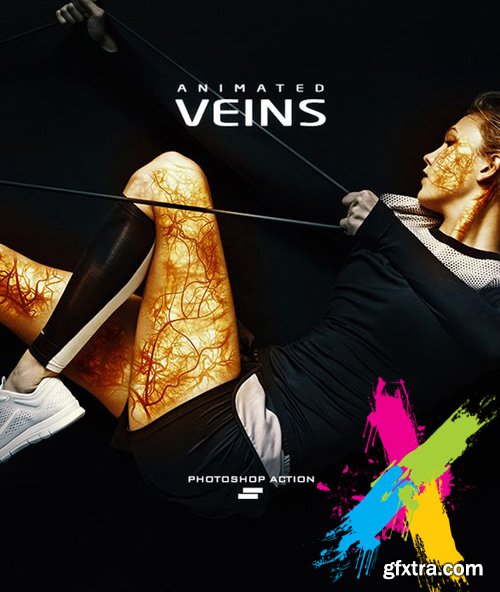 GraphicRiver - Gif Animated Veins Photoshop Action 20453867