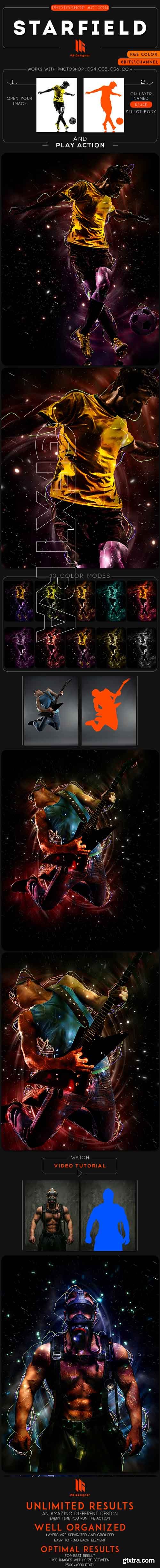 GraphicRiver - Starfield Photoshop Action 20458071