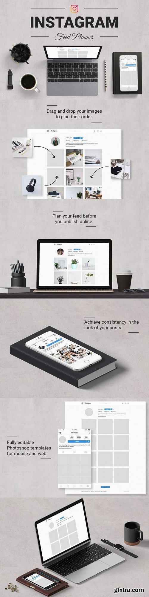 DesingnBundles - Instagram Feed Planner 33474