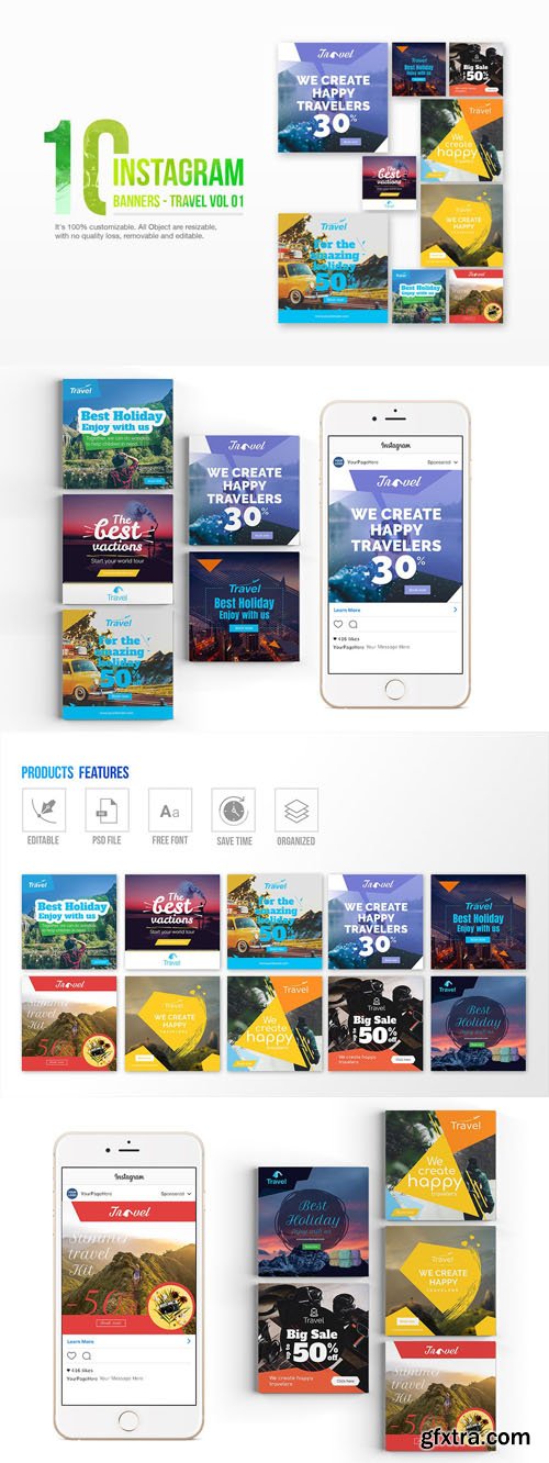 10 Instagram Post Banner-Travel 01