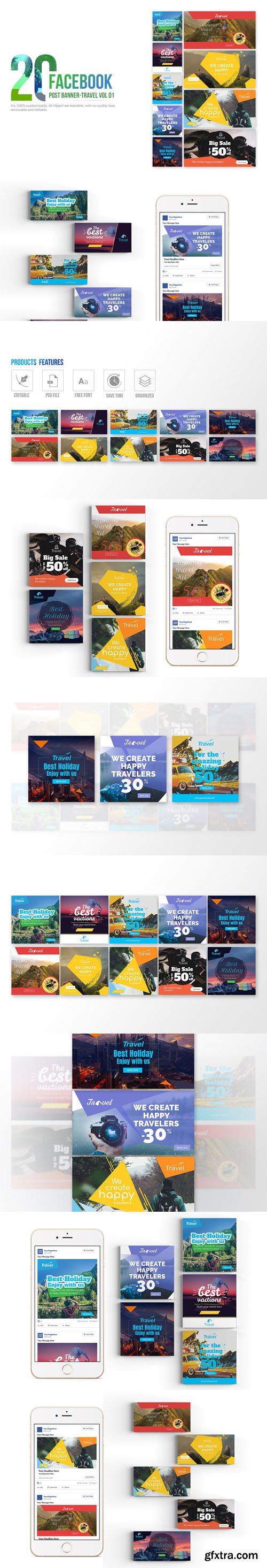 20 Facebook Post Banner - Travel01